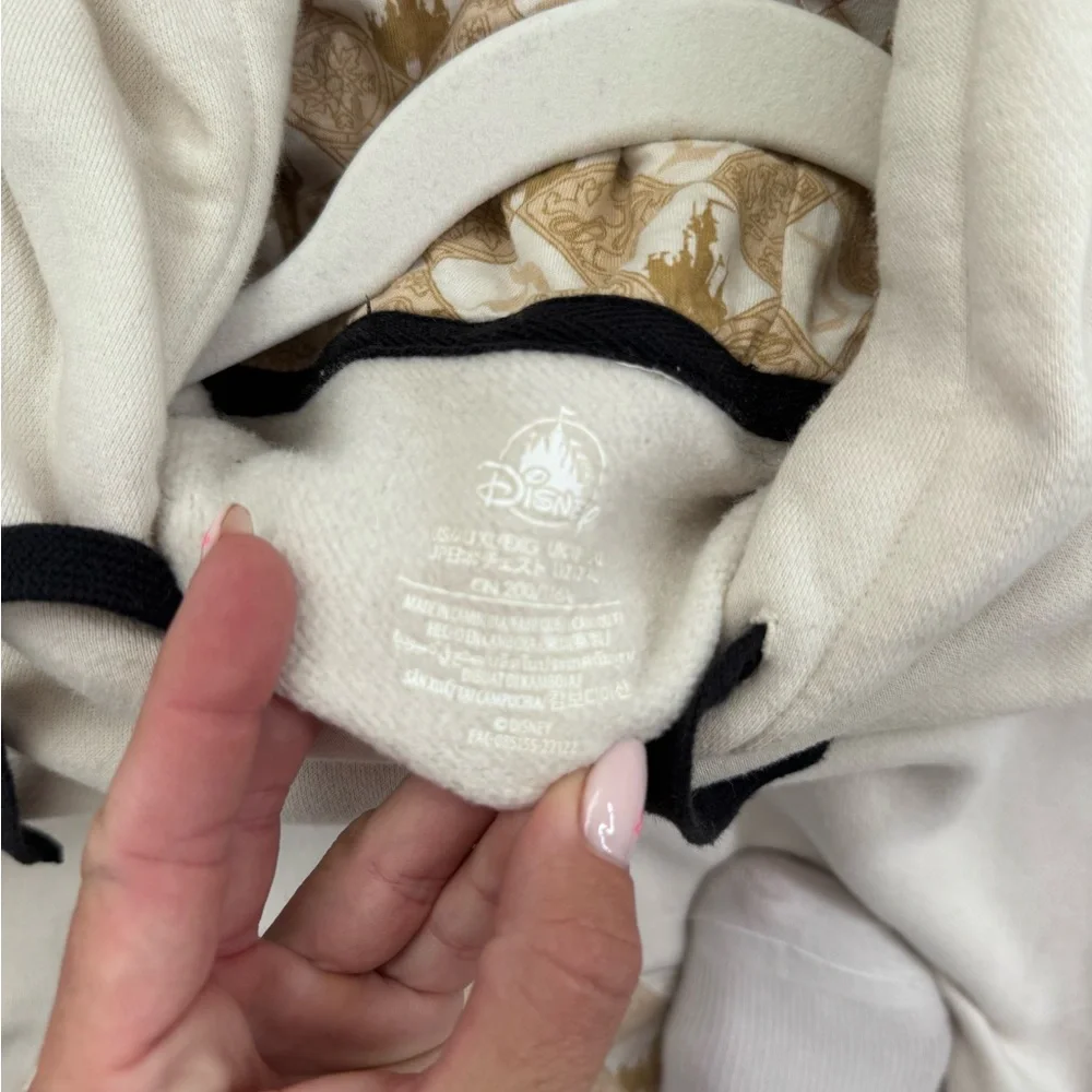Disney XL Hoodie - Black, Cream, and Gold - Picture 3 of 4